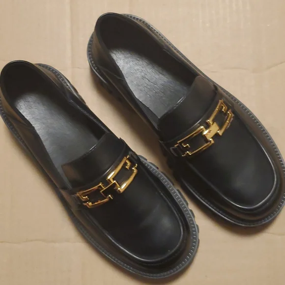 Black Lattelier Chunky Loafers - Picture 2 of 3